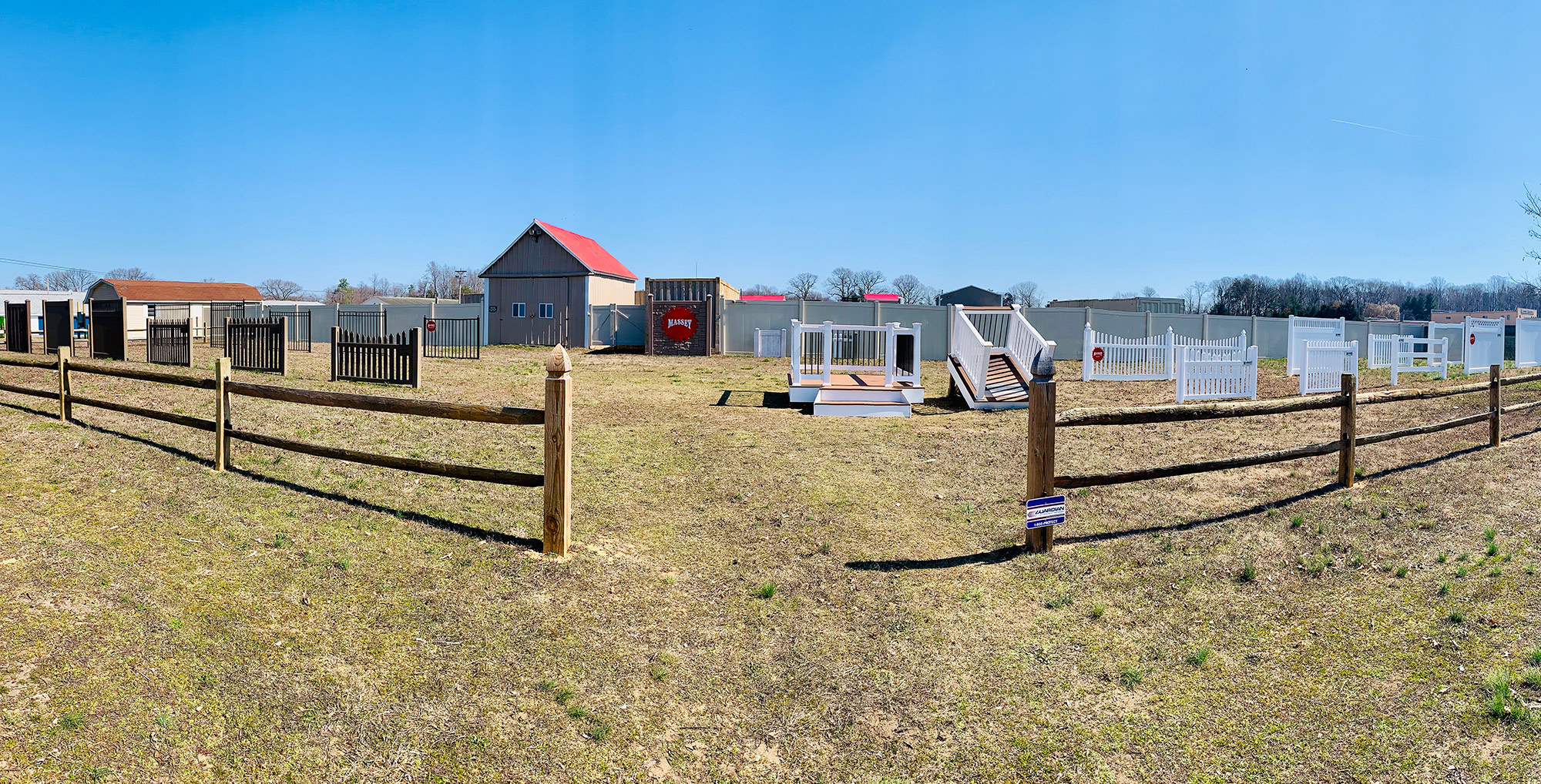 Massey Fence Outdoor Showroom