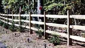 Southern Maryland Split Rail Fence